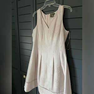 Ivory floral dress - NWOT